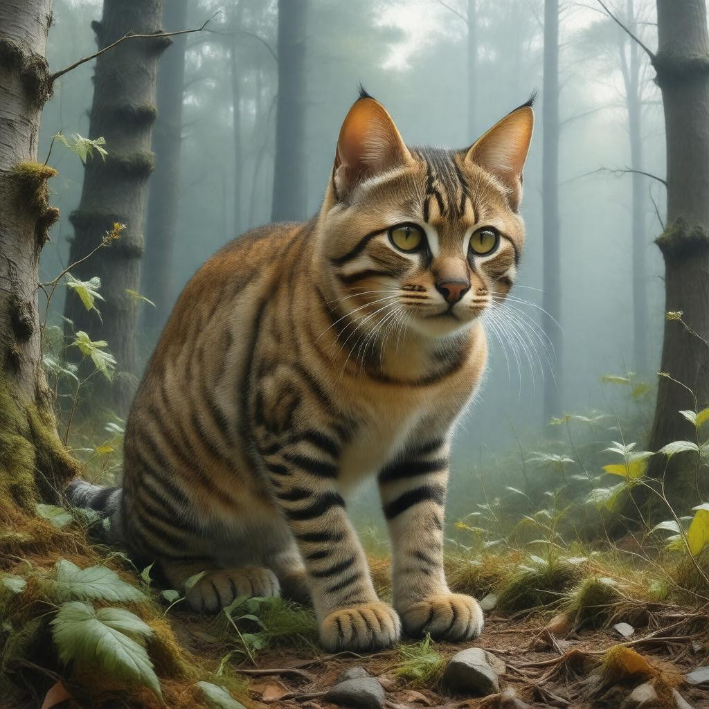 wildcat (Felis silvestris)